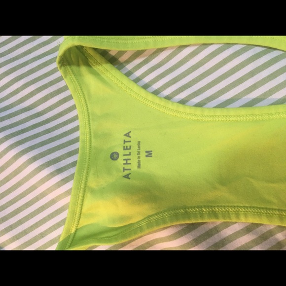Athleta Racerback Chi Tank in Sour Apple - Picture 4 of 4